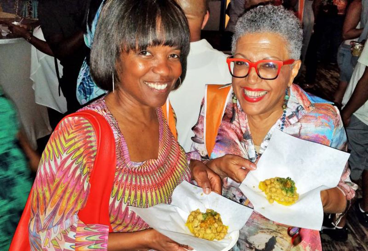 Caribbean305 attendees pictured enjoying sumptuous treats last year.