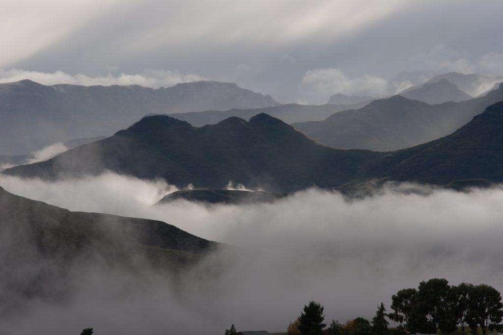 Lesotho in the Mist - Photo by Di Malealea