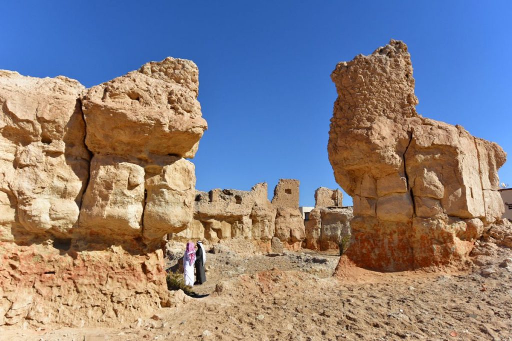 At-Tehamiyah village remains at Al-Ahsa Oasis, Saudi Arabia © IPOGEA