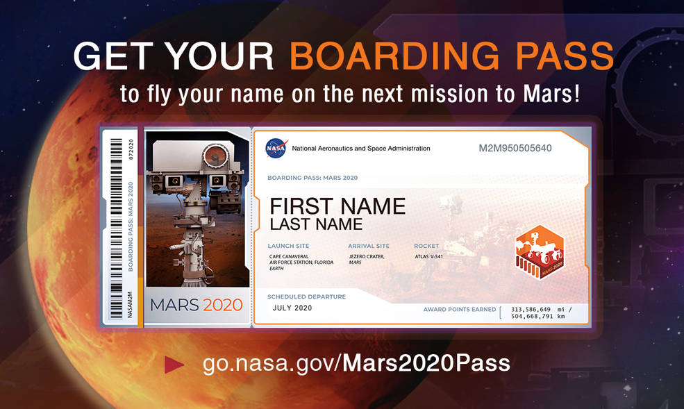 Credits: NASA/JPL-Caltech go.nasa.gov/Mars2020Pass